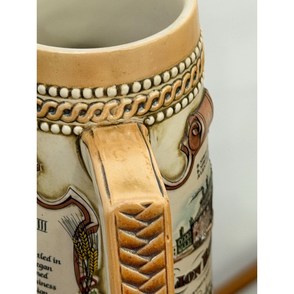 Vintage Stroh Brewery Beer Steins Set of 2 Heritage Series III #80370 #46893 - Picture 12 of 13